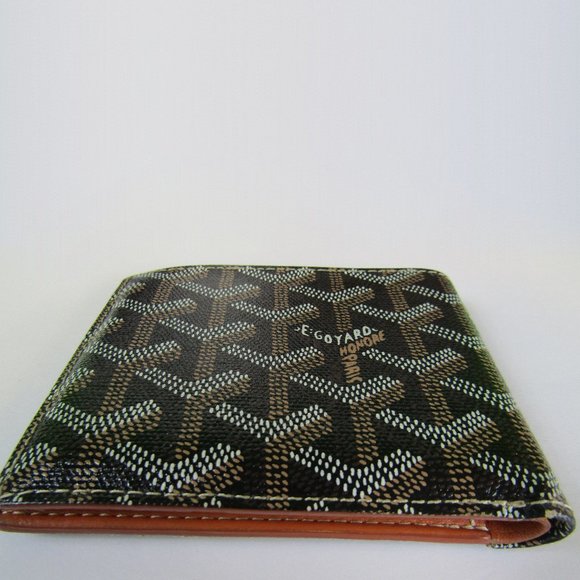Authentic 2006 Goyard Bifold Wallet Black & Tan - Picture 3 of 16
